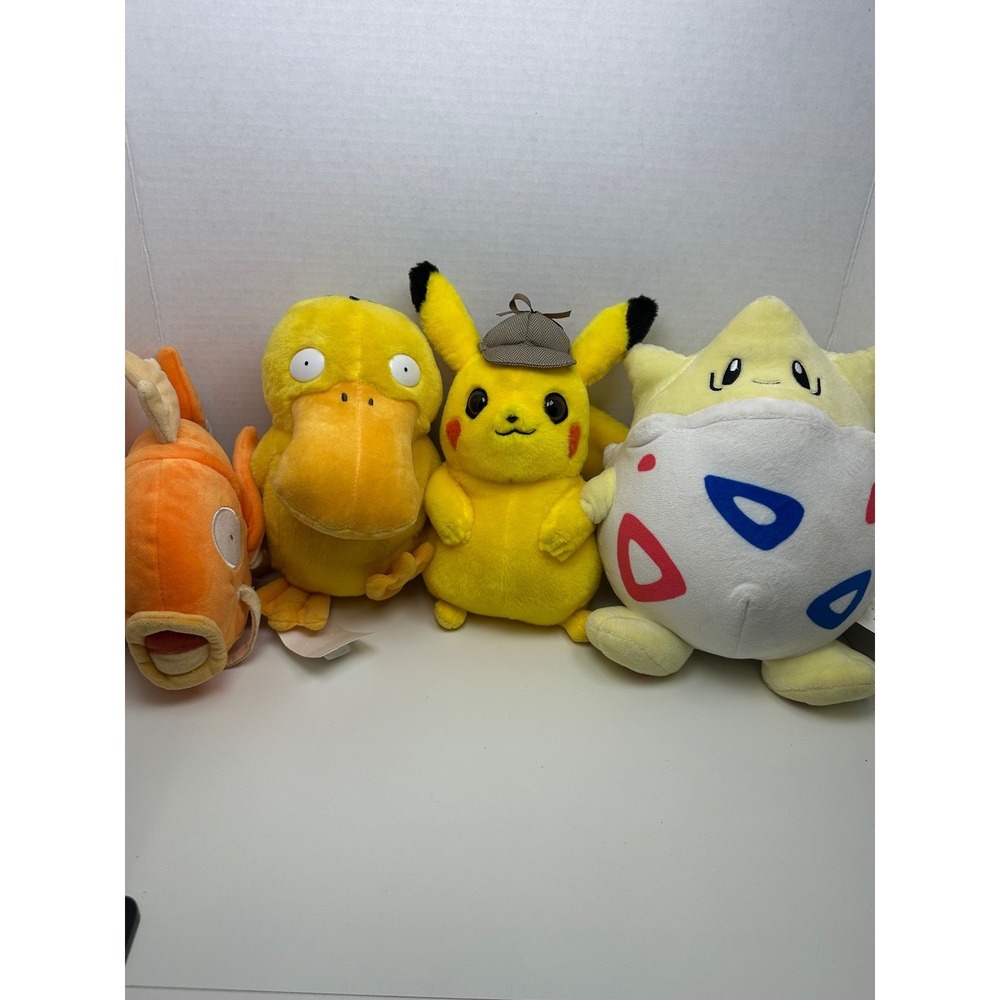 Pokemon & Harry Potter Plush Lot Pikachu Charmander Togepi Psyduck Dialga